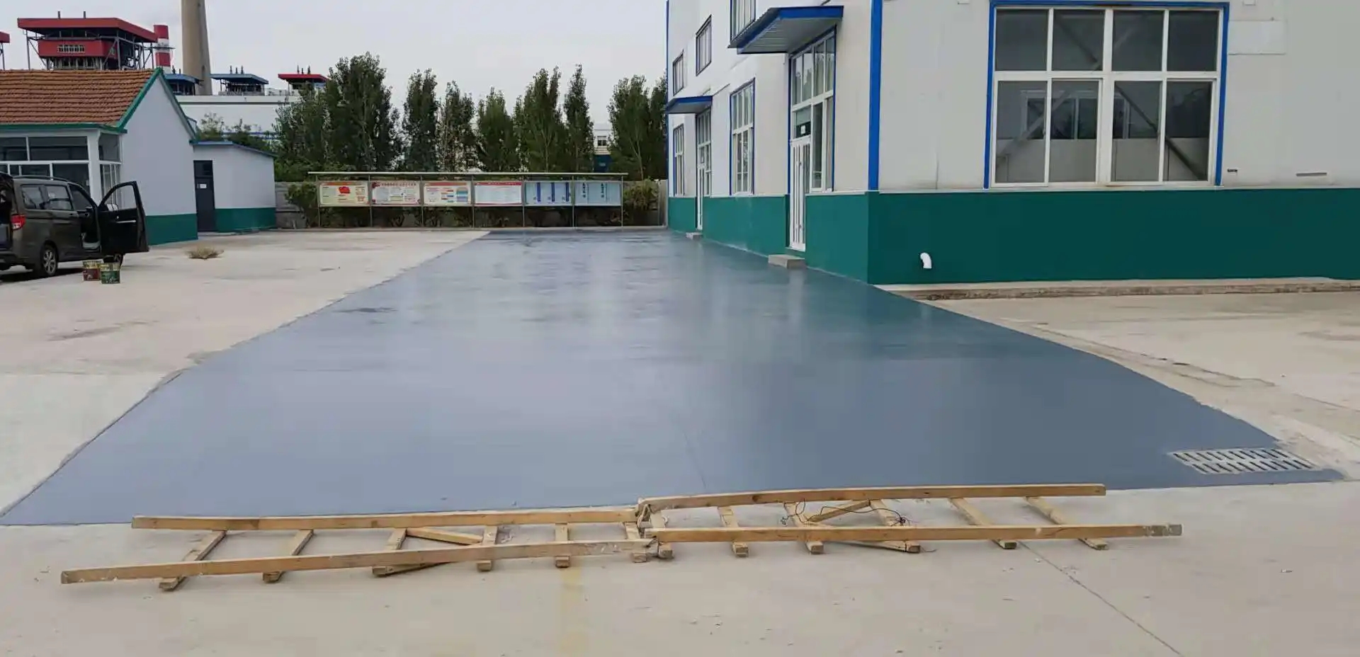 巴中车间厂房地坪漆修补翻新